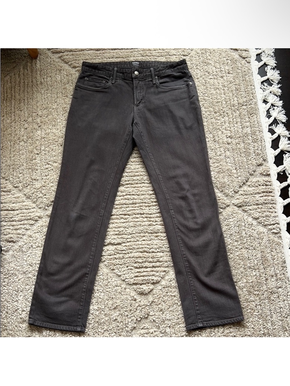 Bonobos Dark Gray Straight-Leg Jeans